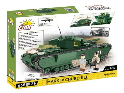 Klocki mark iv churchill 668 klocków Klocki mark iv churchill 668 klocków