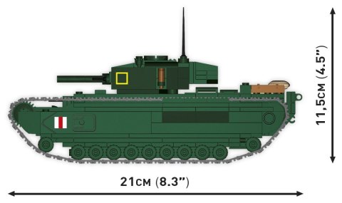 Klocki mark iv churchill 668 klocków Klocki mark iv churchill 668 klocków