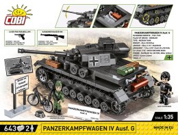 Klocki panzerkampfwagen iv ausf. g 643 klocków