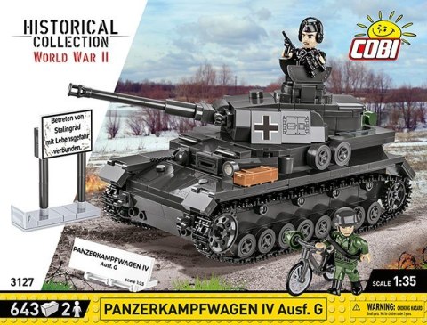 Klocki panzerkampfwagen iv ausf. g 643 klocków Klocki panzerkampfwagen iv ausf. g 643 klocków