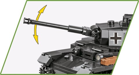 Klocki panzerkampfwagen iv ausf. g 643 klocków Klocki panzerkampfwagen iv ausf. g 643 klocków