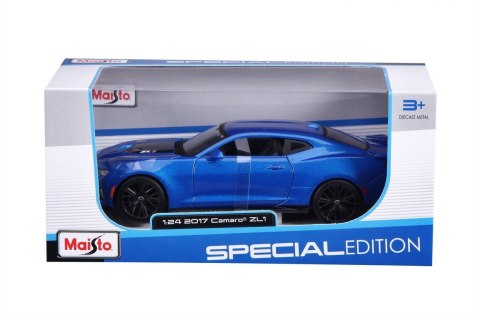 Model kompozytowy chevrolet camaro zl1 2017 niebieski 1/24 Model kompozytowy chevrolet camaro zl1 2017 niebieski 1/24