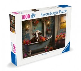 Puzzle 1000 elementów krowa w kąpieli
