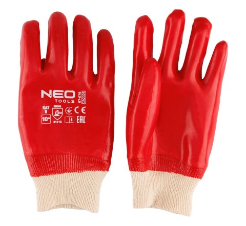 Rękawice robocze, bawełna pokryty w całości PVC, 3121X, rozmiar 10 Rękawice robocze, bawełna pokryty w całości PVC, 3121X, rozmiar 10