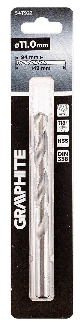 Wiertło do metalu HSS, DIN 338, 11 mm Wiertło do metalu HSS, DIN 338, 11 mm