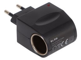 96-844# Adapter napięcia 230v/12v gniazdo zaplniczki 1a