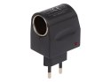 96-844# Adapter napięcia 230v/12v gniazdo zaplniczki 1a