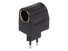 96-844# Adapter napięcia 230v/12v gniazdo zaplniczki 1a
