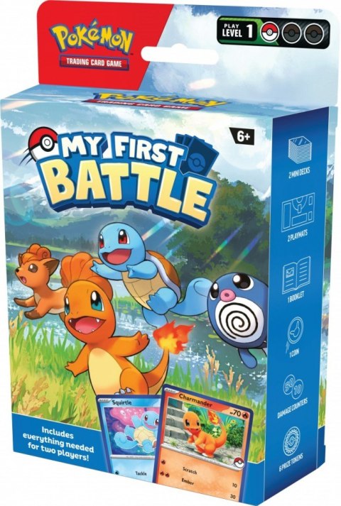 Karty my first battle charmander/squirtle Karty my first battle charmander/squirtle