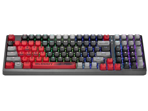 Klawiatura mechaniczna A4TECH BLOODY S98 USB Sports Red (BLMS Red Plus Switches) Klawiatura mechaniczna A4TECH BLOODY S98 USB Sports Red (BLMS Red Plus Switches)