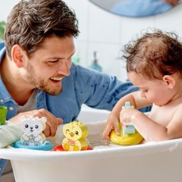 Klocki duplo 10965 zabawa w kąpieli: pływający pociąg ze zwierzątkami