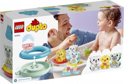 Klocki duplo 10965 zabawa w kąpieli: pływający pociąg ze zwierzątkami Klocki duplo 10965 zabawa w kąpieli: pływający pociąg ze zwierzątkami
