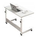 Mobilne biurko stolik pod laptop tablet, regulowane na kółkach STL03WZ2