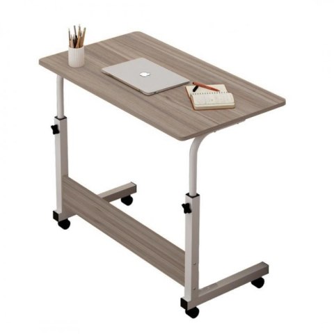 Mobilne biurko stolik pod laptop tablet, regulowane na kółkach STL03WZ4