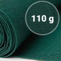 Siatka cieniująca 1,5x50m 110 g/m2 + 50 zacisków zielona