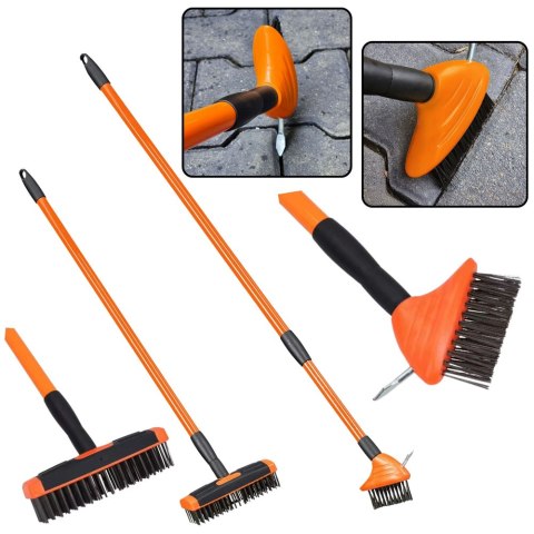 Szczotka Druciana Do Czyszczenia Fug Kostki Brukowej Skrobak 2szt Szczotka Druciana Do Czyszczenia Fug Kostki Brukowej Skrobak 2szt