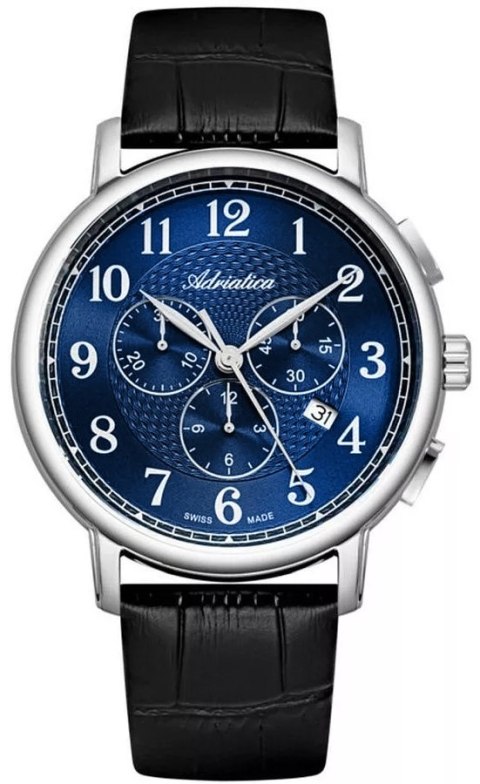 Zegarek Męski ADRIATICA Passion Chrono A8256.5225CH + BOX Zegarek Męski ADRIATICA Passion Chrono A8256.5225CH + BOX
