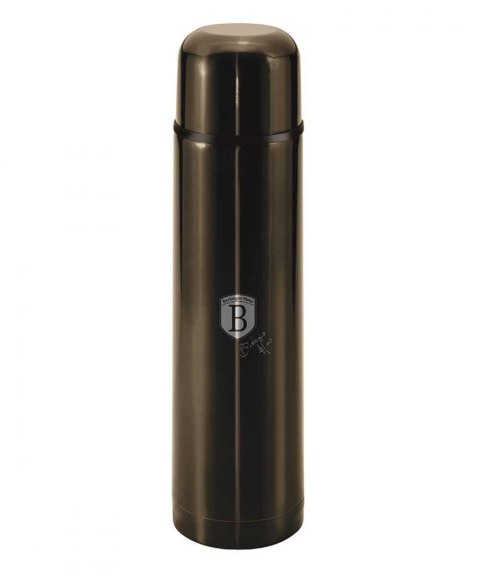 TERMOS STALOWY 1.0L BERLINGER HAUS METALLIC LINE SHINY BLACK BH-6819