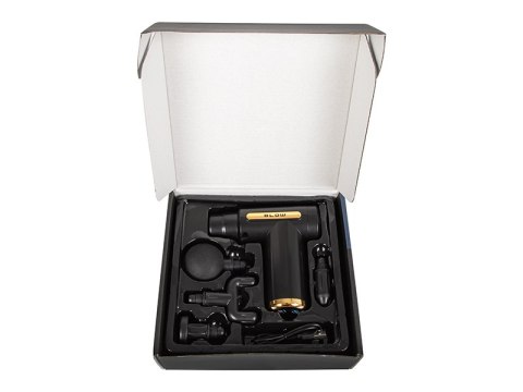 44-349# Pistolet do masażu masażer blow wave 3000 + 4 końcówki 44-349# Pistolet do masażu masażer blow wave 3000 + 4 końcówki