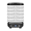 Suszarka do grzybów , warzyw , owoców , 300W , 5 sit , wyświetlacz , termoobieg , TEESA