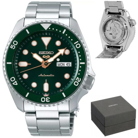ZEGAREK MĘSKI SEIKO 5 SRPD63K1 AUTOMAT + BOX ZEGAREK MĘSKI SEIKO 5 SRPD63K1 AUTOMAT + BOX