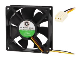 85-812# Wentylator 80x25mm 24v ślizgowy 3-przewodowy