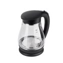 AD 1274 BLACK CZAJNIK SZKLANY 1,7L