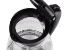 AD 1274 BLACK CZAJNIK SZKLANY 1,7L