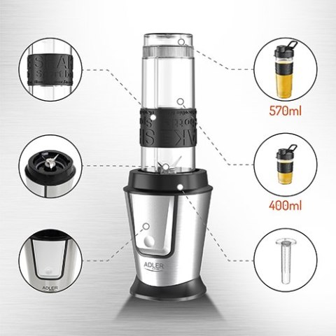 AD 4081 Blender personalny z wkładem chłodzącym AD 4081 Blender personalny z wkładem chłodzącym