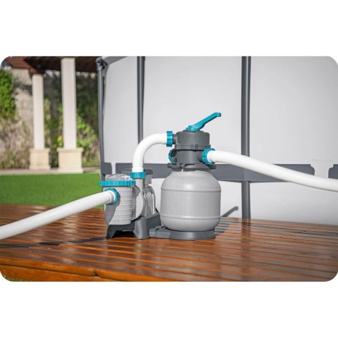Pompa piaskowa do basenów + tabletki multifunkcyjne 6056 l/h Bestway 58497 Pompa piaskowa do basenów + tabletki multifunkcyjne 6056 l/h Bestway 58497