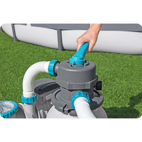 Pompa piaskowa do basenów + tabletki multifunkcyjne 6056 l/h Bestway 58497 Pompa piaskowa do basenów + tabletki multifunkcyjne 6056 l/h Bestway 58497