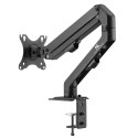 Uchwyt biurkowy do monitora uniwersalny Maclean, sprężyna gazowa 17"-27" 2-7kg, VESA 75x75,100x100, MC-906