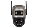 78-668# Kamera blow wifi ptz 4mp h-384 duallens solarna z akumulatorem