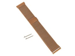 89-106# Pasek do samartwatch blow x18 x19 x21 złoty metalowy