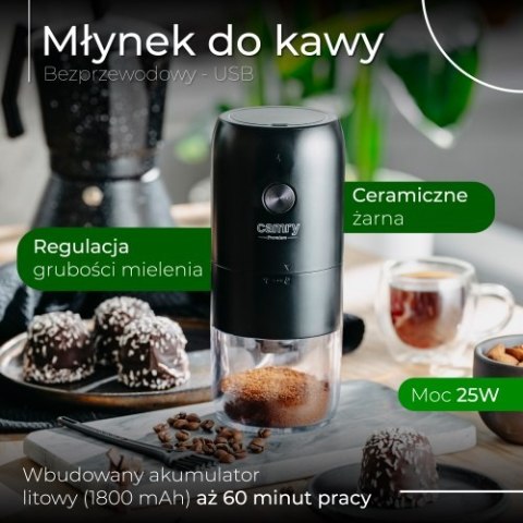 CR 4302 Młynek do kawy bezprzewodowy - usb CR 4302 Młynek do kawy bezprzewodowy - usb