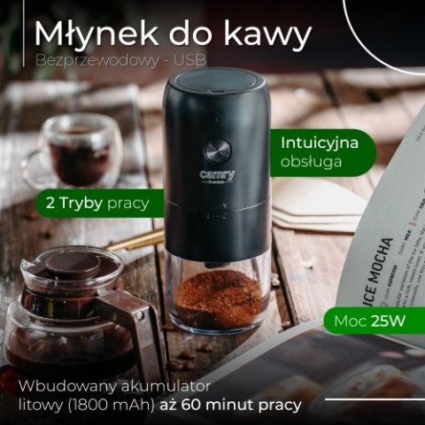 CR 4302 Młynek do kawy bezprzewodowy - usb CR 4302 Młynek do kawy bezprzewodowy - usb
