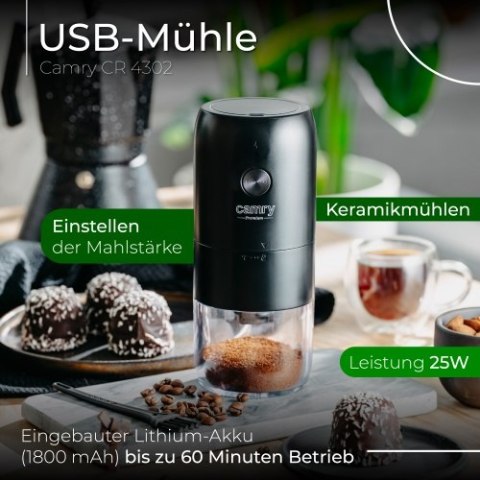 CR 4302 Młynek do kawy bezprzewodowy - usb CR 4302 Młynek do kawy bezprzewodowy - usb