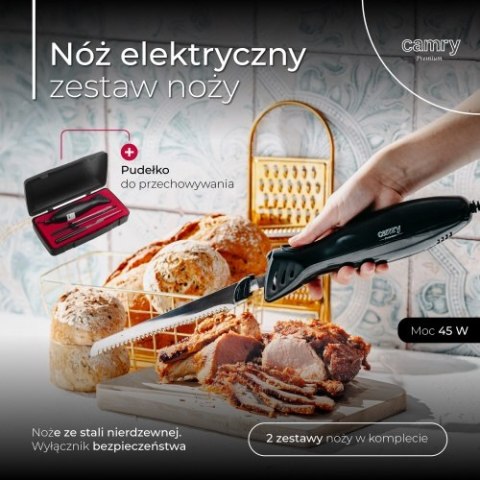 CR 4513 NÓŻ ELEKTRYCZNY - ZESTAW NOŻY CR 4513 NÓŻ ELEKTRYCZNY - ZESTAW NOŻY
