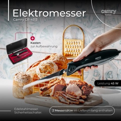 CR 4513 NÓŻ ELEKTRYCZNY - ZESTAW NOŻY CR 4513 NÓŻ ELEKTRYCZNY - ZESTAW NOŻY