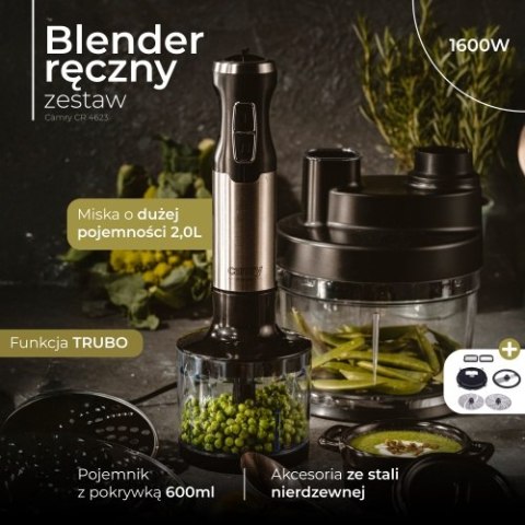 CR 4623 BLENDER RĘCZNY ZESTAW 1600W CR 4623 BLENDER RĘCZNY ZESTAW 1600W