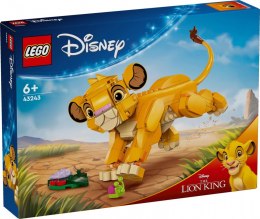Klocki disney classic 43243 król lew - lwiątko simba