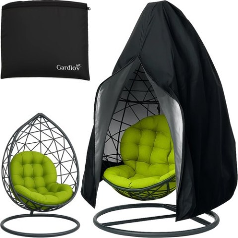 Pokrowiec na kokon, wiszący kosz, fotel ogrodowy, huśtawkę wodoodporny UV w etui GARDLOV! Pokrowiec na kokon, wiszący kosz, fotel ogrodowy, huśtawkę wodoodporny UV w etui GARDLOV!