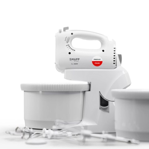 Smapp robot 451.66 z dwoma misami biały Smapp robot 451.66 z dwoma misami biały