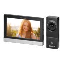 ALERTO, ZESTAW WIDEODOMOFONOWY JEDNORODZINNY, 4-ŻYŁOWY, 7", DOTYKOWY PANEL, CZARNY ALERTO, ZESTAW WIDEODOMOFONOWY JEDNORODZINNY, 4-ŻYŁOWY, 7", DOTYKOWY PANEL, CZARNY