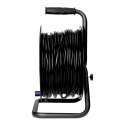 PRZEDŁUŻACZ BĘBNOWY, 4 GNIAZDA 2P+Z, KABEL PVC H05VV-F 3x1,5MM?, DŁUGOŚĆ - 50M, STAŁE GNIAZDA, TERMIK,  PRZESŁONY TORÓW  PRĄDOWYCH