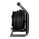 PRZEDŁUŻACZ BĘBNOWY  PROFESJONALNY IP44, 4 GNIAZDA 2P+Z, KABEL GUMOWY OLEJOOD PORNY, H07RN-F 3x2,5MM?, DŁUGOŚĆ 20M, UNIKATOWY STOJ