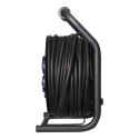 PRZEDŁUŻACZ BĘBNOWY  PROFESJONALNY IP44, 4 GNIAZDA 2P+Z (SCHUKO), KABEL GUMOWY OLEJOOD PORNY, H07RN-F 3x2,5MM?, DŁUGOŚĆ 40M, UNIKA