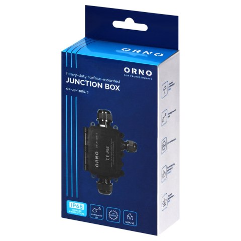 Puszka n/t HD IP68, 0,5-6,0mm? ,2 dławnice M20, 1 dławnica M16 Puszka n/t HD IP68, 0,5-6,0mm? ,2 dławnice M20, 1 dławnica M16