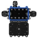 Puszka n/t HD IP68, 0,5-6,0mm? ,2 dławnice M20, 1 dławnica M16