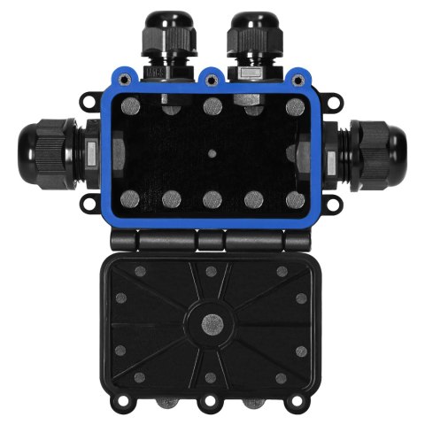 Puszka n/t HD IP68, 0,5-6,0mm? ,2 dławnice M20, 2 dławnice M16, układ T Puszka n/t HD IP68, 0,5-6,0mm? ,2 dławnice M20, 2 dławnice M16, układ T